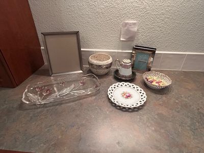 MIKASA SERVING DISH, NIPPON?, OCCUPIED JAPAN DISHES AND OTHER HOME DECOR