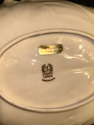 LENNOX SERVING BOWL, CALIFORNIA USA SOUP TAURINE WITH LADEL AND MORE