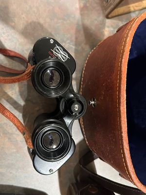 MAYFLOWER BINOCULARS & GE LIGHT METER WITH CASES