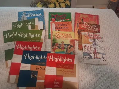 HIGHLIGHTS AND GOLDEN MAGAZINES