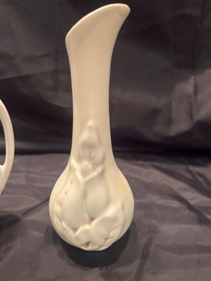 1940’s WELLER HANDLED VASE AND REDWING VASE