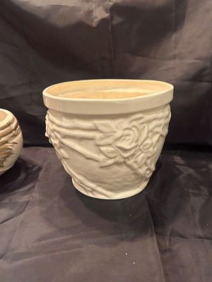 McCOY PLANTER AND LIKE CERAMIC PLANTER
