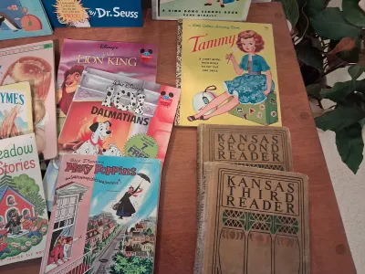 BOOKS FOR YOUNG ADULTS SUCH AS l , KANSAS READERS,