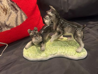 CUTE LITTLE VINTAGE MINIATURE SCHNAUZER, HOME DECOR