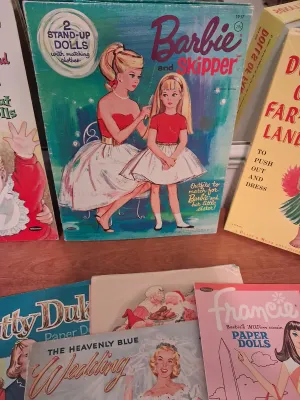 DOLLS OF FAR OFF LAND, BARBIE SKIPPER, BABY BROTHER & SISTER PAPERDOLLS