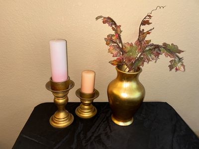 BRASS TONED HOME DECOR