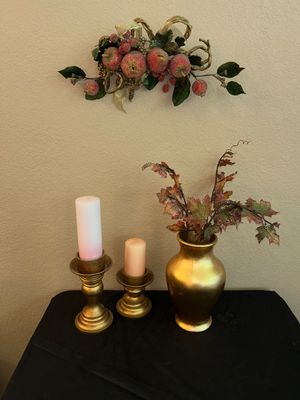 BRASS TONED HOME DECOR