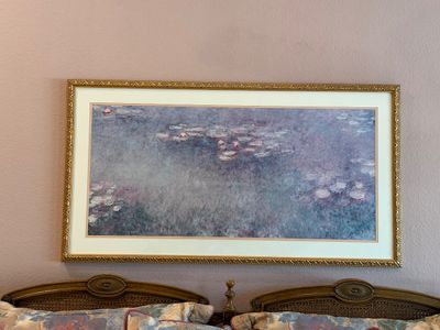 CLAUDE MONET FRAMED “WATER LILIES” PICTURE
