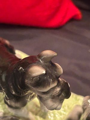 CUTE LITTLE VINTAGE MINIATURE SCHNAUZER, HOME DECOR