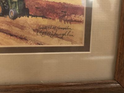 SIGNED PAINTINGS BY COLLETTE McLAUGHLIN 320/460 & 94/460