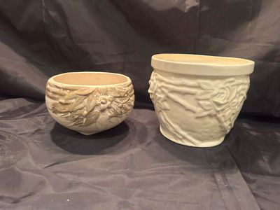 McCOY PLANTER AND LIKE CERAMIC PLANTER