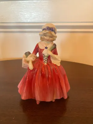 Set of 3 Bone China Royal Doulton Figurine (Top O' The Hill, Lavina, Sweeting)