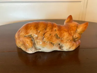 Shafford "The Lovables" collection Orange Tabby Cat, Made in Japan