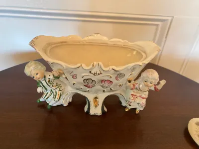 Vintage Royal Sealy Porcelain Covered Bowl