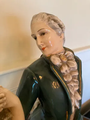 Antique Porcelain Dancing Couple