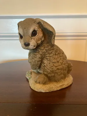Henri Studio Stone Case Standing Bunny Statue