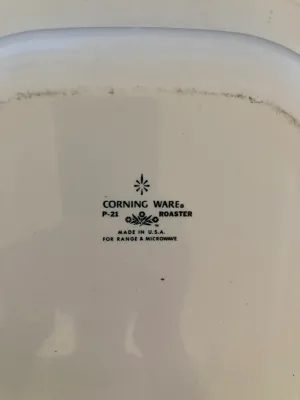 Corning Ware Blue Cornflower Open Roaster Pan