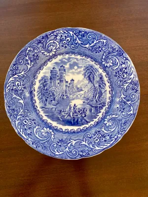 Set of 9 Boume & Leigh "Rhine",10" plates