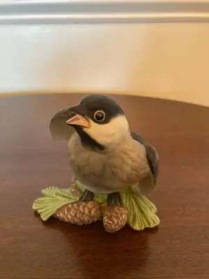 Set of 3 Porcelain Boehm Baby Bird Figuerines(Goldfinch,Blue Bird, Chickadee)