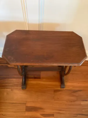Antique Wooden Side Table or Plant Stand