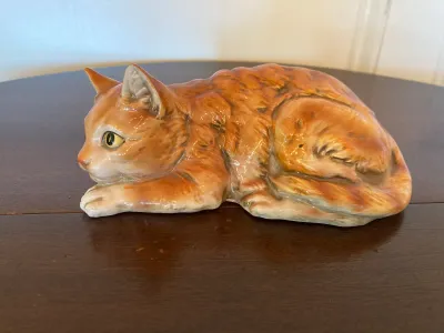 Shafford "The Lovables" collection Orange Tabby Cat, Made in Japan