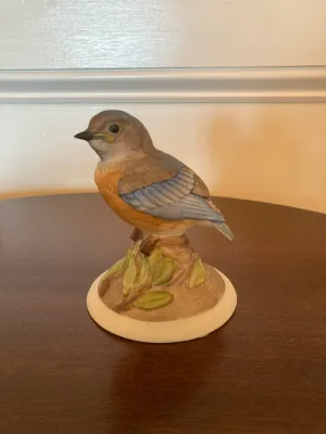 Set of 3 Porcelain Boehm Baby Bird Figuerines(Goldfinch,Blue Bird, Chickadee)