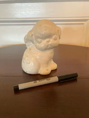 Cast Iron Dog Bank