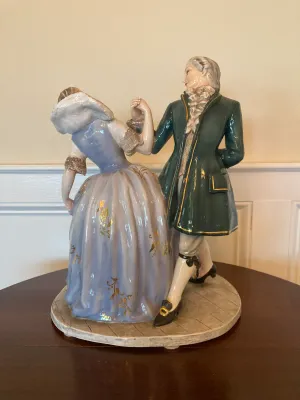 Antique Porcelain Dancing Couple
