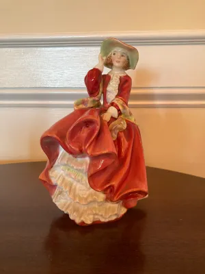 Set of 3 Bone China Royal Doulton Figurine (Top O' The Hill, Lavina, Sweeting)