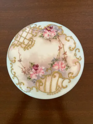 T & V Limoges Vanity Box (Made in France)
