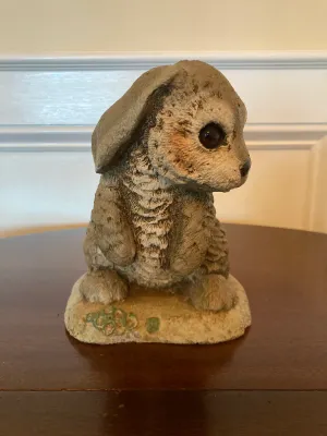 Henri Studio Stone Case Standing Bunny Statue
