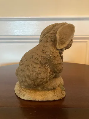Henri Studio Stone Case Standing Bunny Statue