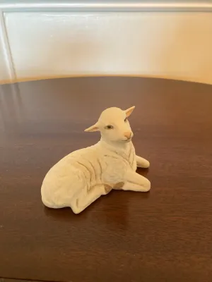 Lion & Lamb Porcelain Boehm Figurine