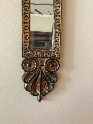 Gold Framed Skinny Mirror