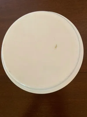 Vintage Little Bo Peep 1930 divided childs Plate Part of Citrock line of Milk Glass