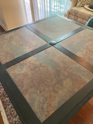 Outdoor Patio Table and 6 Chairs (2 swivel)