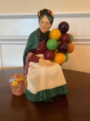 Porcelain Royal Doulton " The Old Balloon Seller"