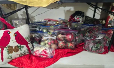 Lots of ornaments!
