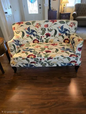 Pier 1 Flynn Floral loveseat