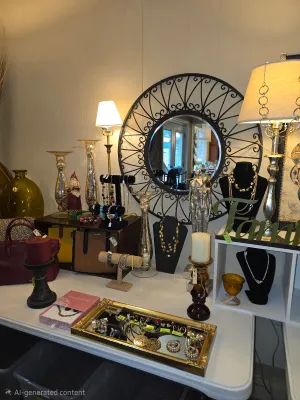Beautiful metal mirror