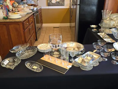 Vintage glassware