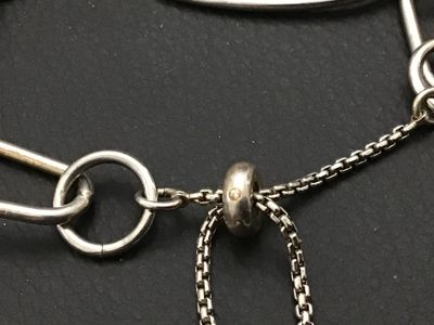 Silver Tone Slider Bracelet