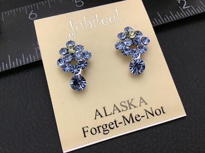 Blue Crystal For Get Me Not Earrings