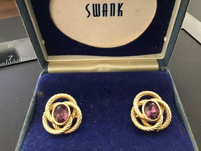 Vintage Swank Cuff links New In Box