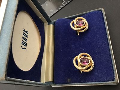 Vintage Swank Cuff links New In Box