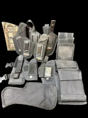 LH-102-FA2 - Uncle Mike’s Sidekick & Unbranded Nylon Holster Assortment