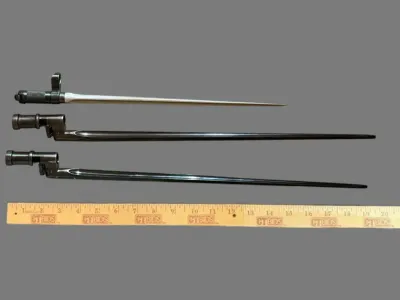 LH-149-FA2 - Lot of 3 Mosin-Nagant M91/30 Style Socket Spike Bayonets – Marked Examples