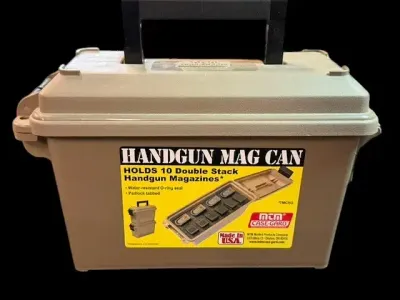 LH-161-FA2 - 10 Glock 9mm Magazines with MTM Case-Gard Handgun Mag Can