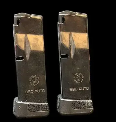 LH-109-FA2 - Pair of Ruger LC380 .380 Auto 7-Round Factory Magazines