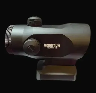 LH-138-FA2 - Monstrum Ruckus 4x Ultracompact Prism Scope w/ Mount – PK4XB-BDC